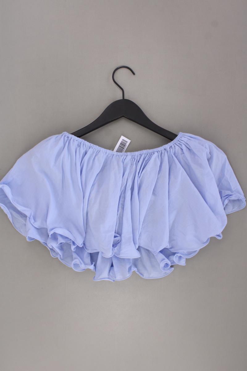 NA-KD Crop Top Gr. 34 blau aus Baumwolle