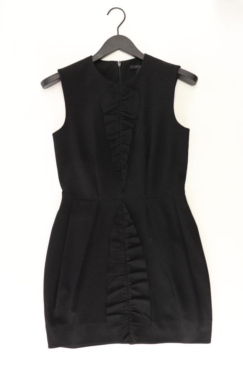 Cos Abendkleid Gr. 36 Ärmellos mit Glitzer schwarz aus Polyester