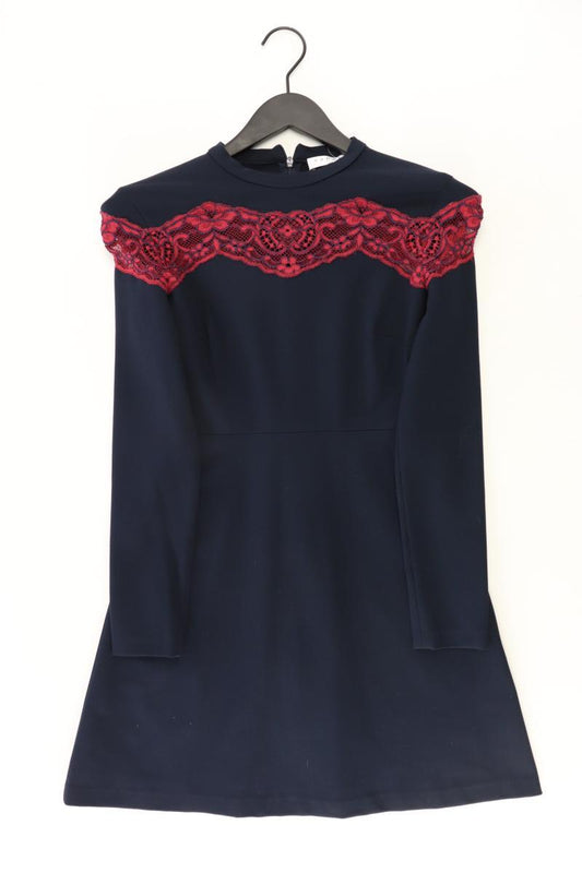 Sandro Langarmkleid Gr. IT 44 (M) blau aus Viskose