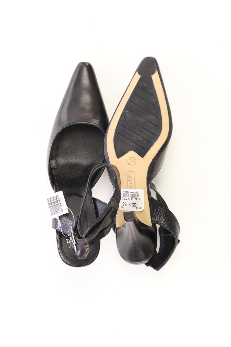 Minozzi Sandalette Gr. 36 Neupreis: 55,0€! schwarz aus Leder