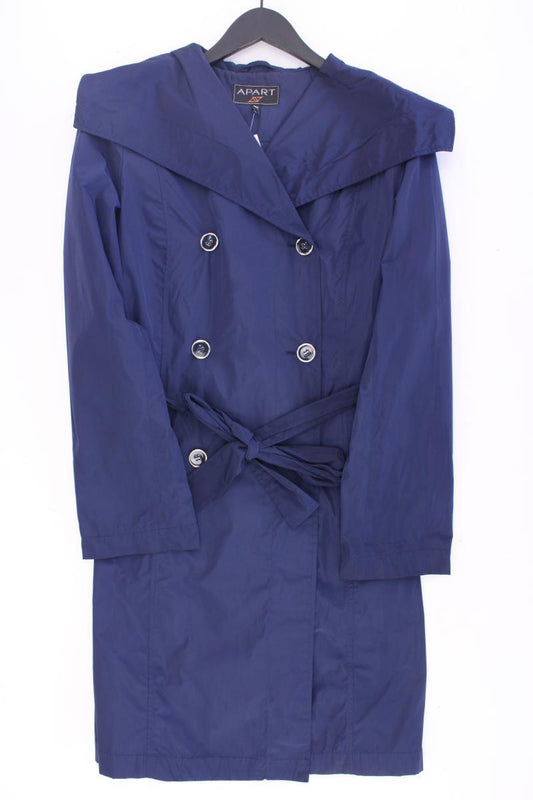 Apart Regular Mantel Gr. 38 mit Gürtel blau aus Polyester