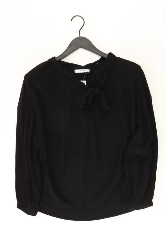 Mango Langarmbluse Gr. M schwarz
