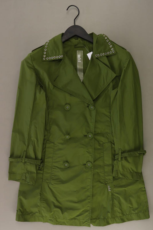 Add Regular Mantel Gr. 36 mit Gürtel grün aus Polyester