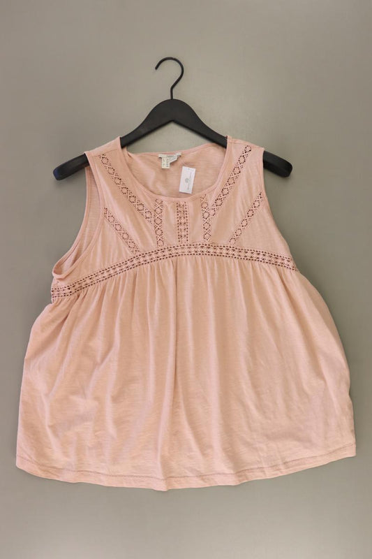 Esprit Ärmellose Bluse Gr. XXL rosa aus Baumwolle