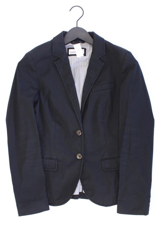Esprit Regular Blazer Gr. 38 schwarz aus Baumwolle