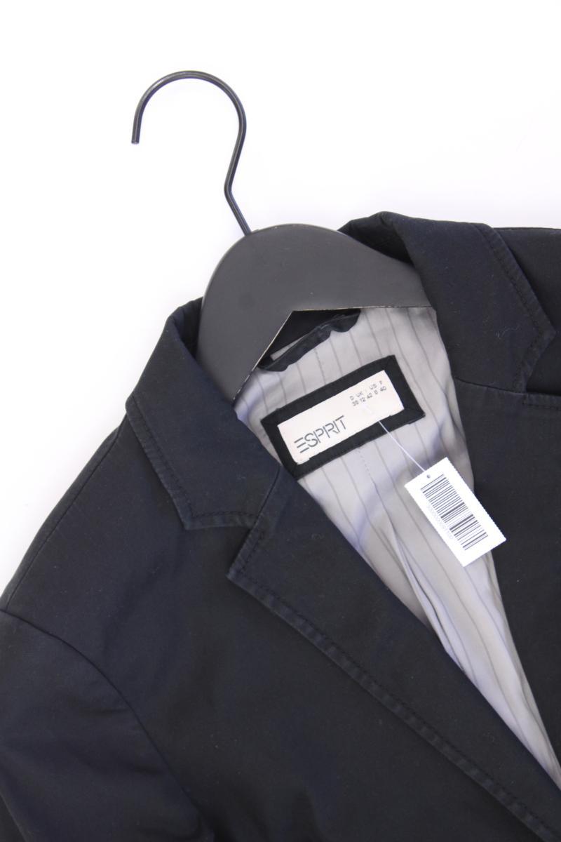 Esprit Regular Blazer Gr. 38 schwarz aus Baumwolle