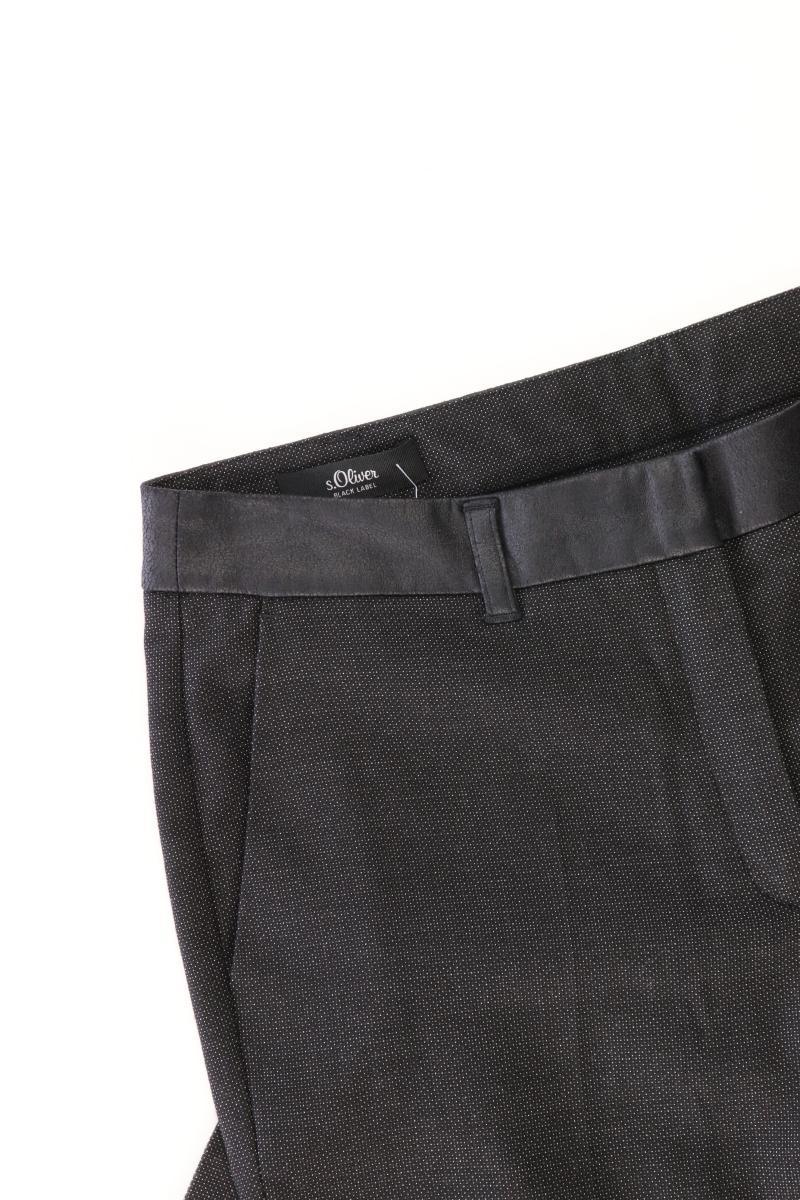 s.Oliver Black Label Anzughose Gr. 34 schwarz aus Polyester