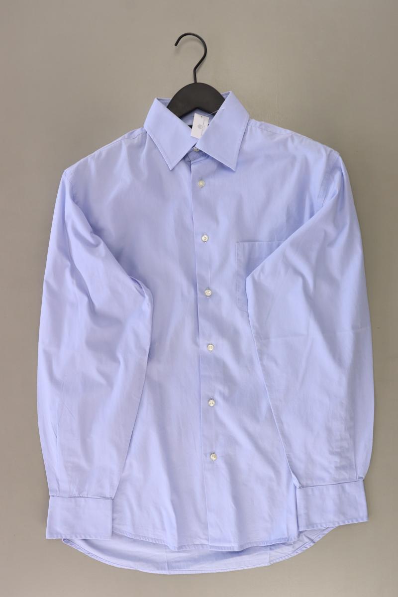 Lawrence Grey Langarmhemd für Herren Gr. Hemdgröße 38 blau aus Baumwolle