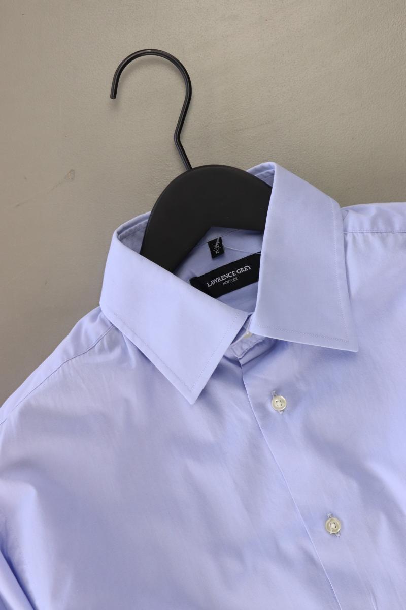 Lawrence Grey Langarmhemd für Herren Gr. Hemdgröße 38 blau aus Baumwolle