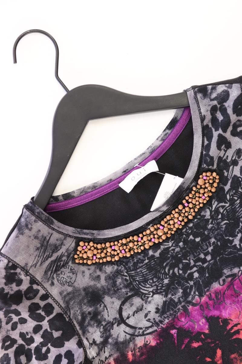 Oui Langarmkleid Gr. 38 schwarz aus Polyamid