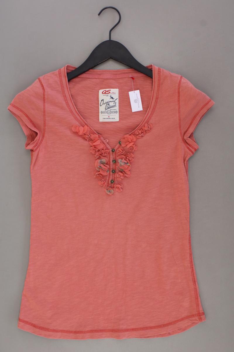 QS by s.Oliver T-Shirt Gr. S Kurzarm orange