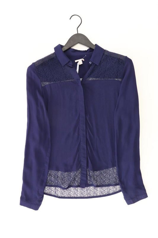 Esprit Langarmbluse Gr. 36 blau