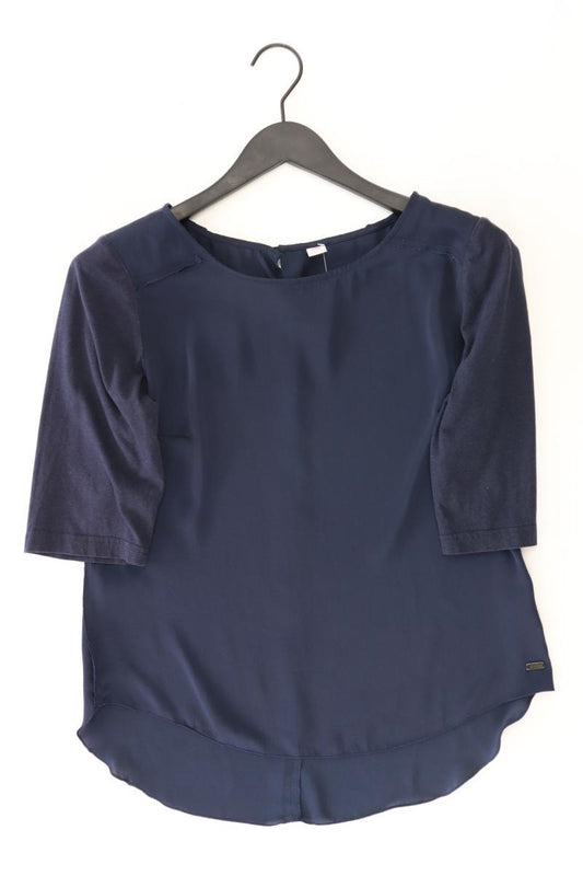 s.Oliver Regular Bluse Gr. 38 3/4 Ärmel blau aus Polyester