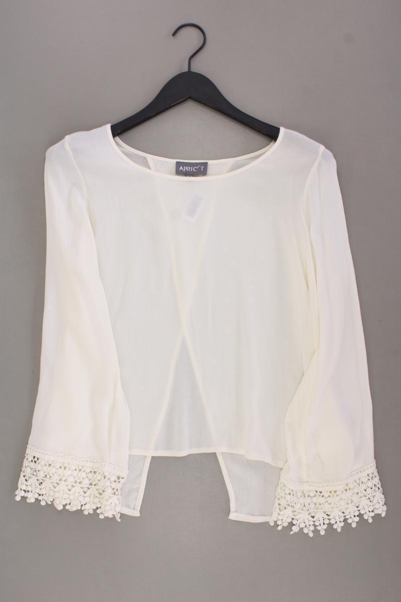 Apricot Langarmbluse Gr. S creme