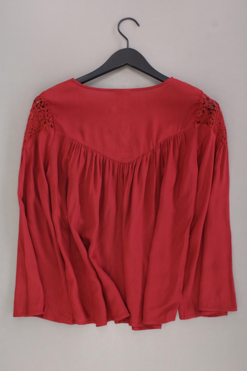 Vero Moda Oversize-Bluse Gr. S 3/4 Ärmel rot aus Viskose