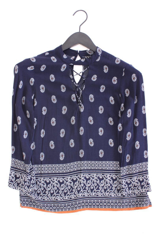 Stradivarius Regular Bluse Gr. S 3/4 Ärmel blau