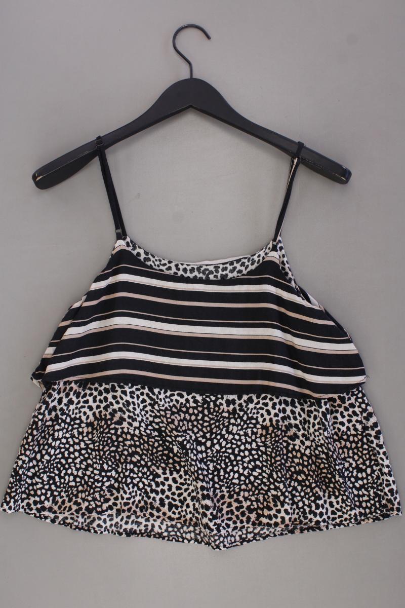 Stradivarius Spaghetti-Top Gr. S mit Tierdruck braun