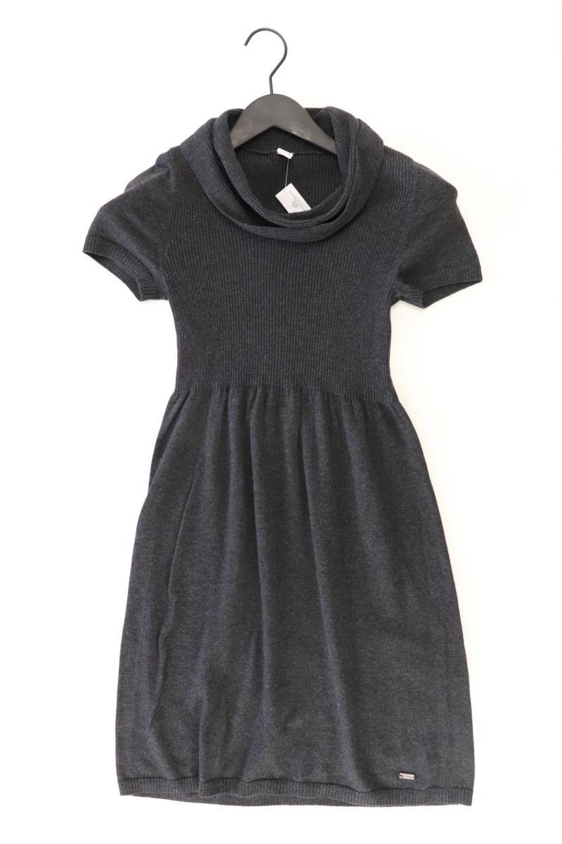 QS by s.Oliver Strickkleid Gr. 34 Kurzarm grau