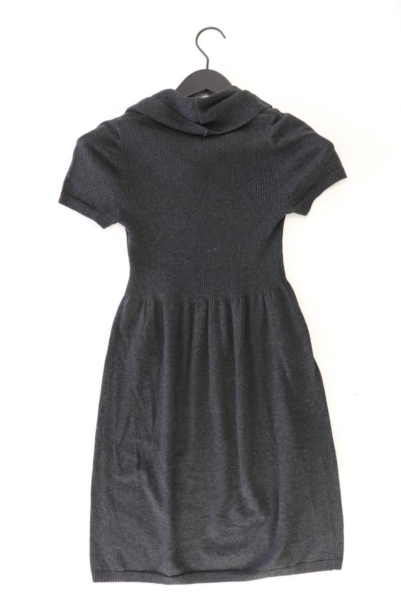 QS by s.Oliver Strickkleid Gr. 34 Kurzarm grau