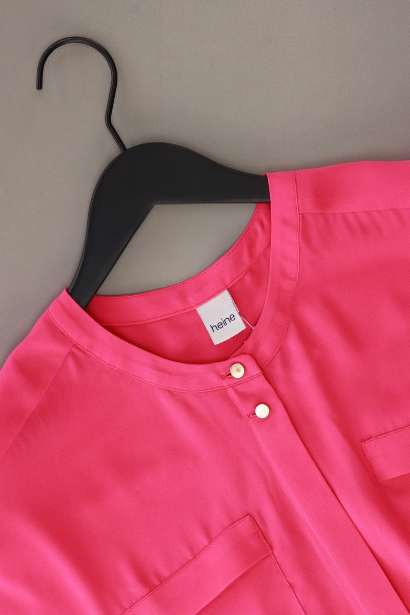 Heine Kurzarmbluse Gr. 38 neuwertig pink aus Polyester