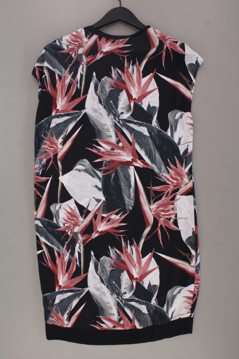 YAYA Kurzarmkleid Gr. 38 mit Blumenmuster mehrfarbig aus Viskose