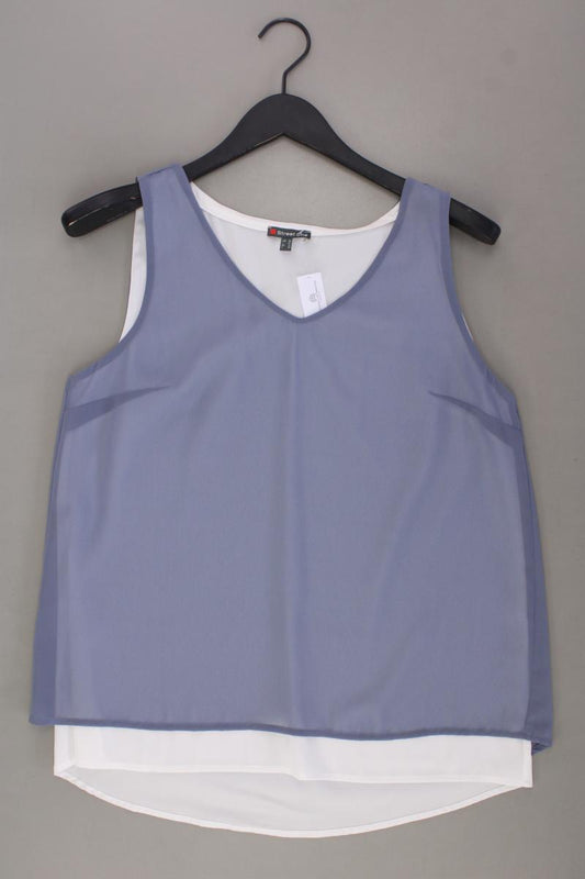 Street One Ärmellose Bluse Gr. 38 blau