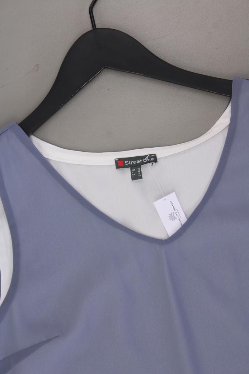 Street One Ärmellose Bluse Gr. 38 blau