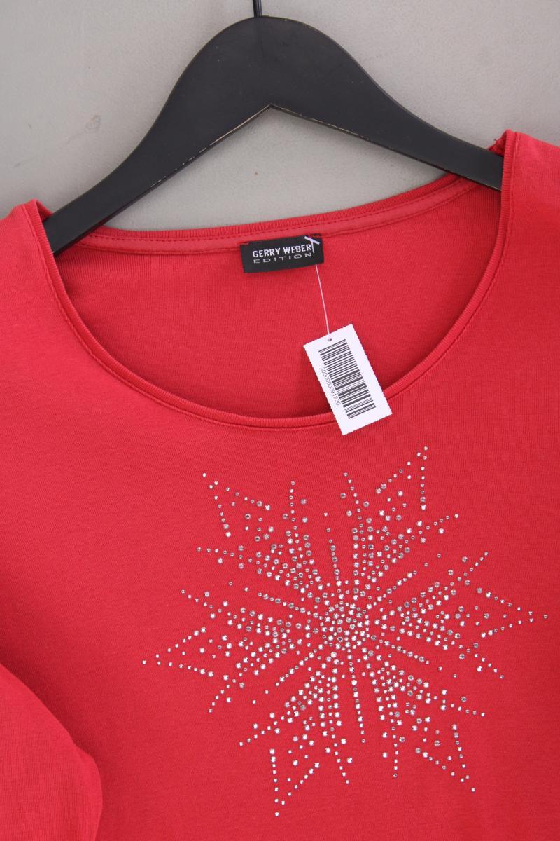 Gerry Weber Regular Shirt Gr. 44 3/4 Ärmel rot