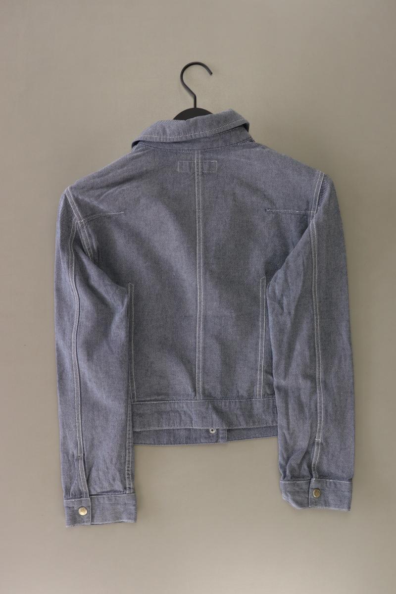 Esprit Jeansbluse Gr. L Langarm blau aus Baumwolle