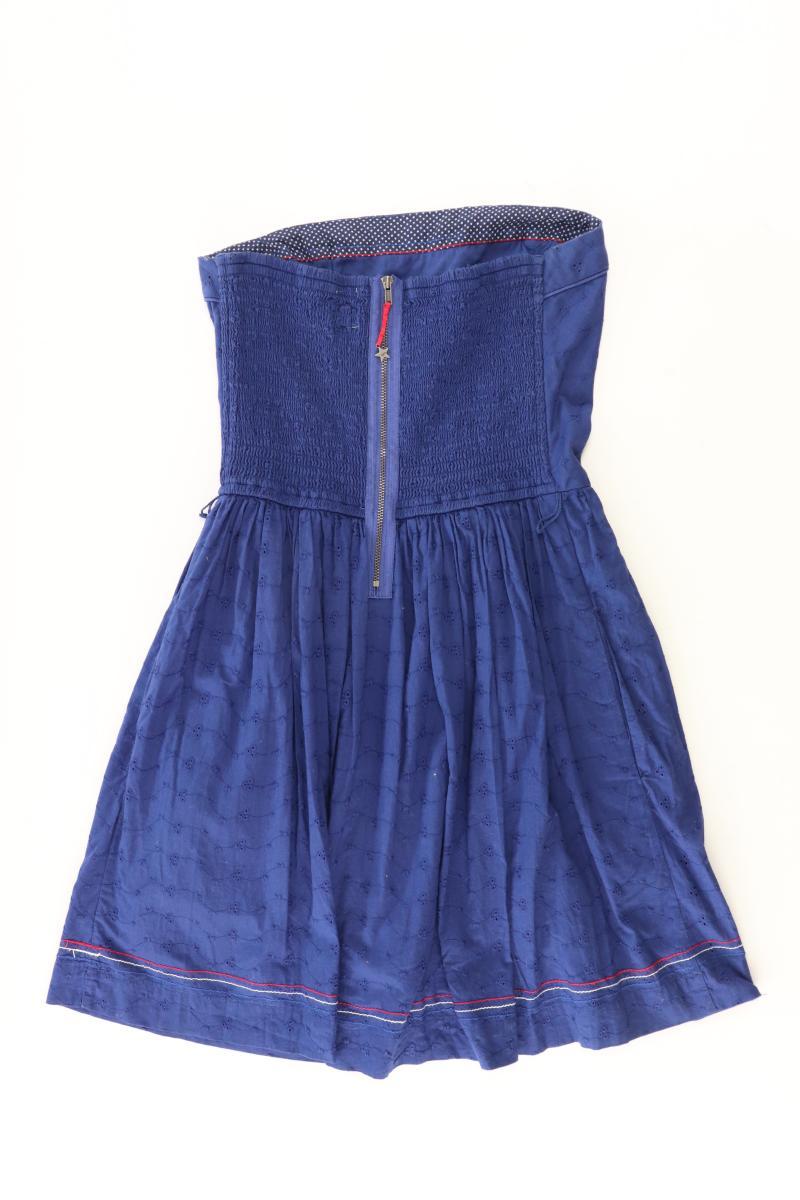 Hilfiger Denim Bandeaukleid Gr. M Ärmellos blau aus Baumwolle