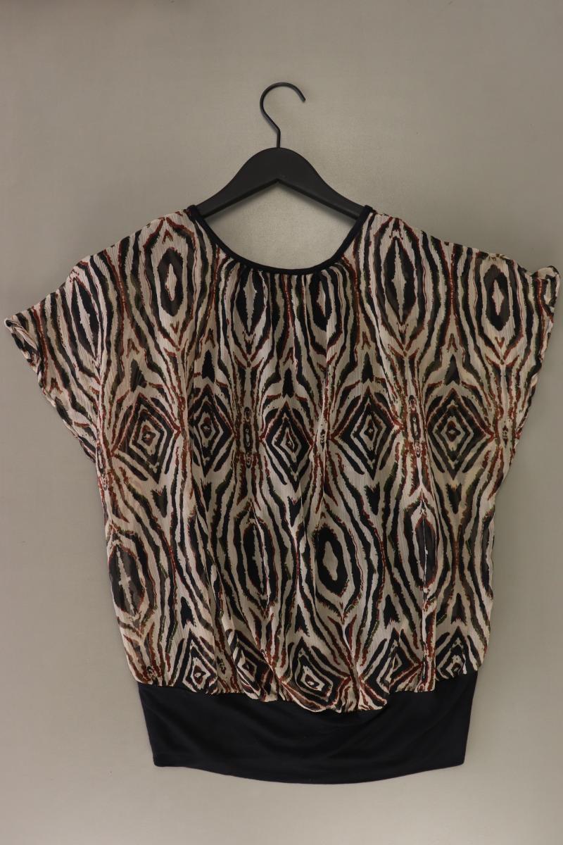 Zabaione Kurzarmbluse Gr. M braun aus Polyester