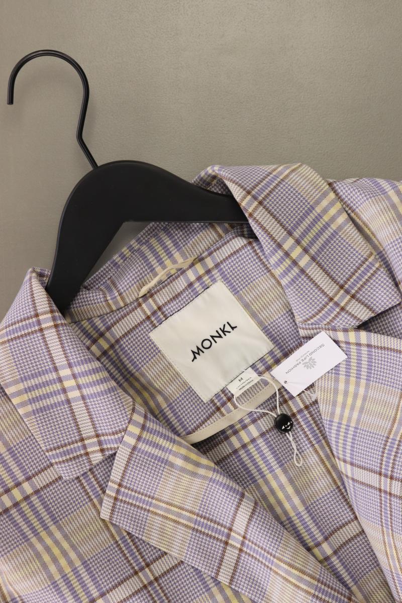 Monki Longblazer Gr. M gepunktet neuwertig lila aus Polyester