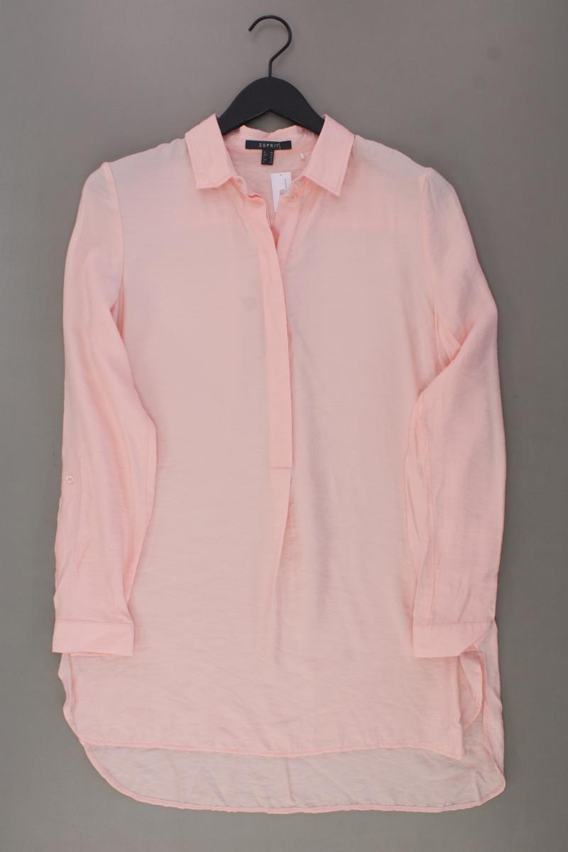 Esprit Langarmbluse Gr. 38 rosa aus Viskose