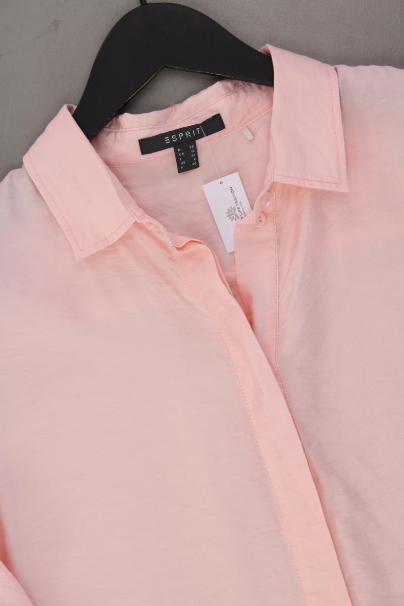 Esprit Langarmbluse Gr. 38 rosa aus Viskose