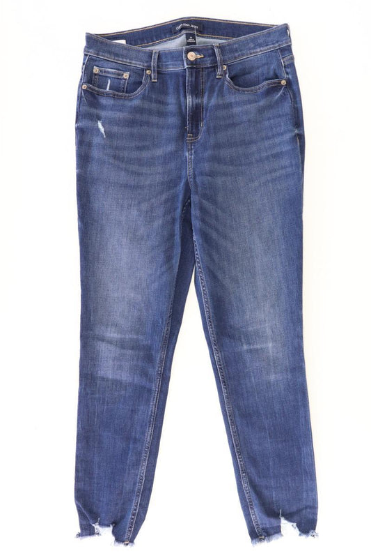 Calvin Klein Skinny Jeans Gr. W30 blau aus Baumwolle