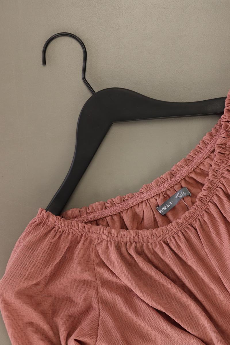 Bershka Regular Bluse Gr. S 3/4 Ärmel mit Carmen-Ausschnitt rosa