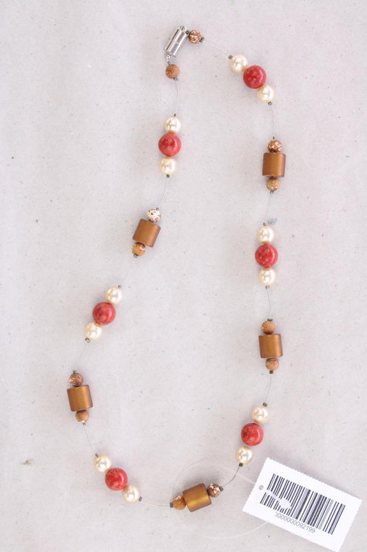 Halskette braun