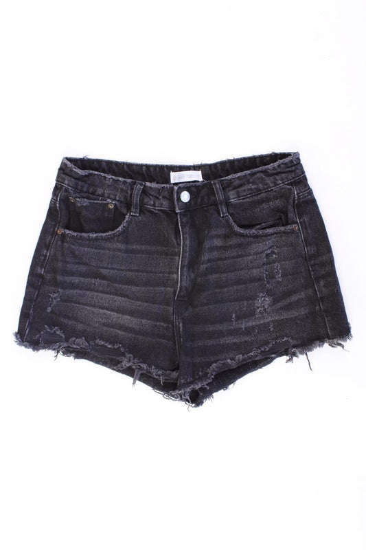 Zara Hotpants Gr. 40 grau aus Baumwolle