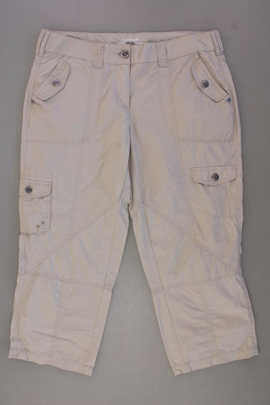 Lerros Caprihose Gr. 42 creme aus Baumwolle