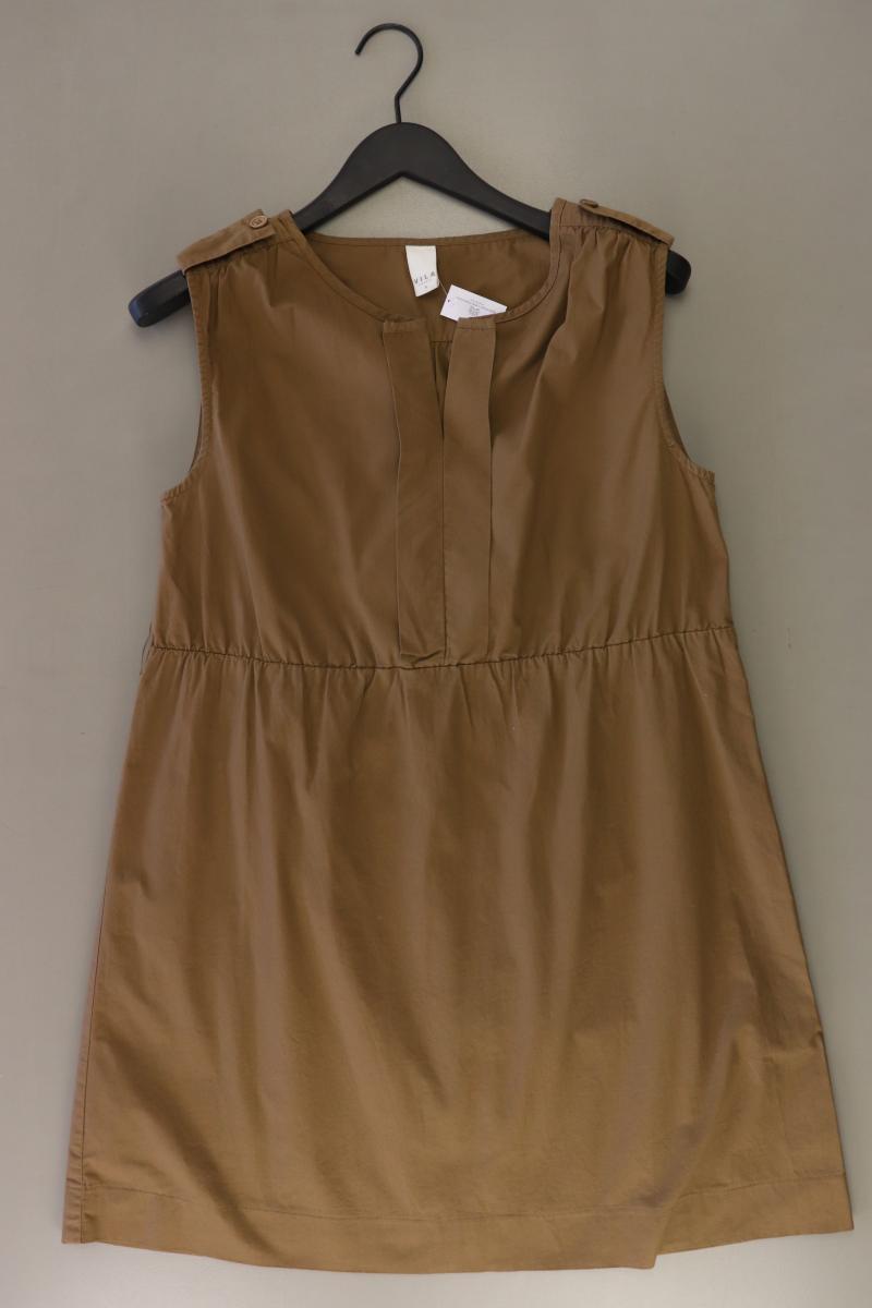 Vila Trägerkleid Gr. S Ärmellos braun