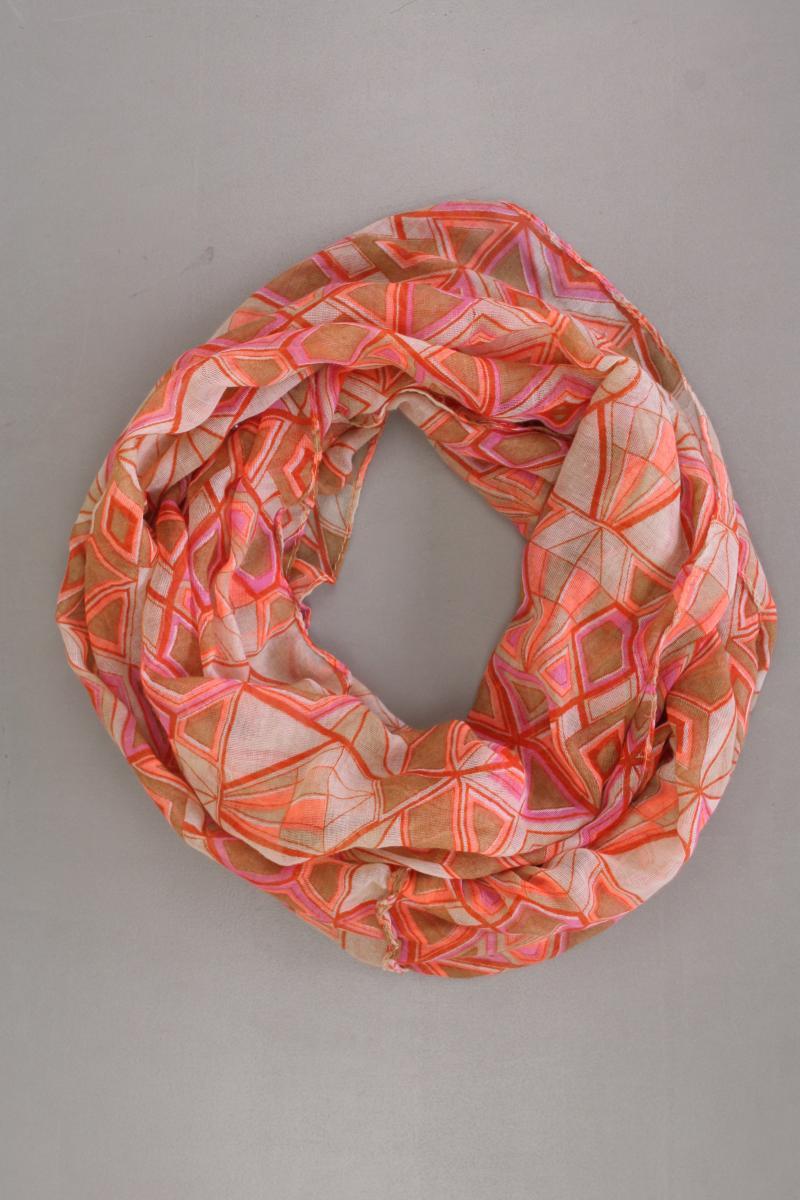 Tuch geometrisches Muster orange aus Viskose