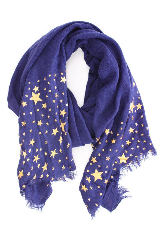 Schal blau