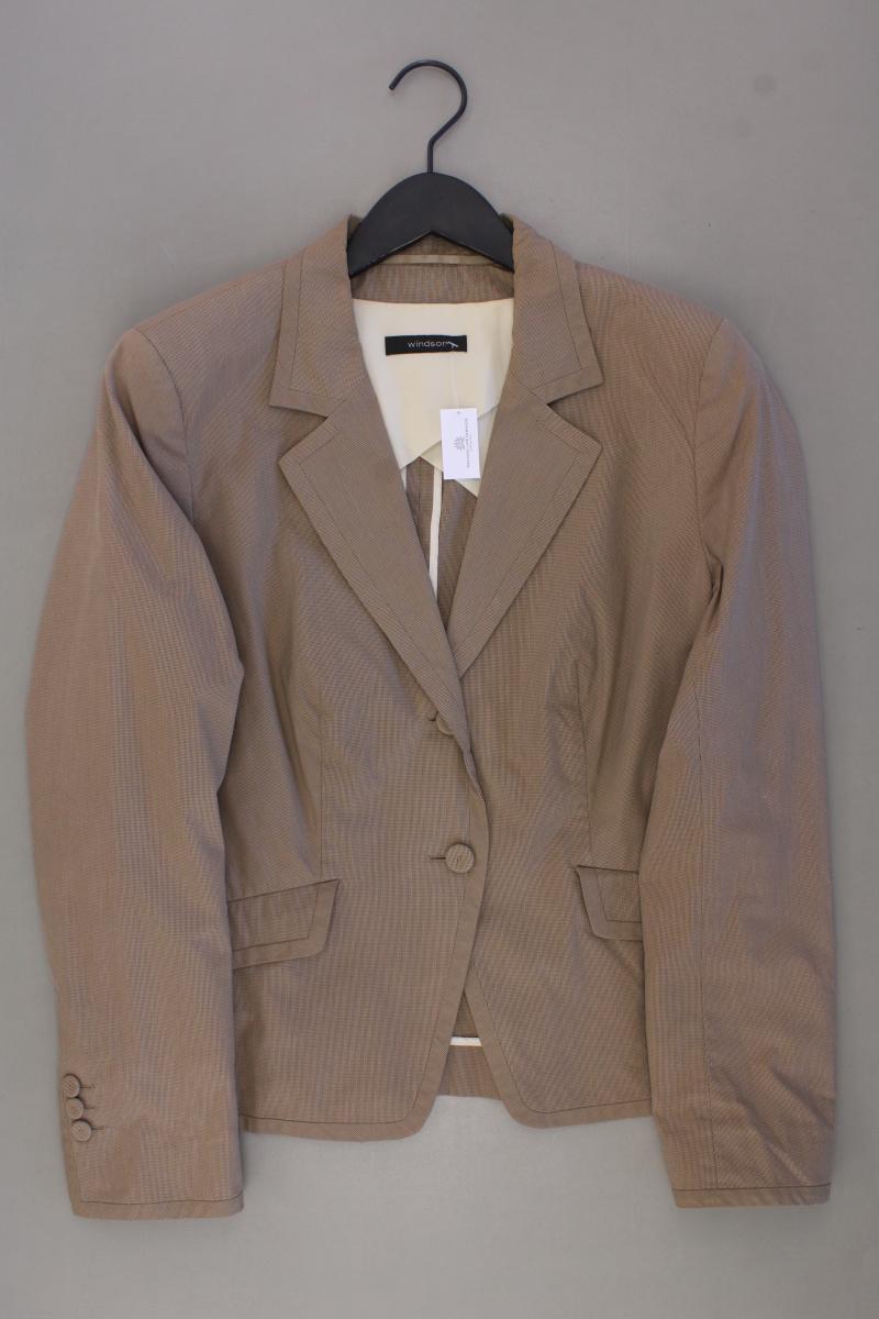 Windsor Regular Blazer Gr. 42 braun aus Baumwolle