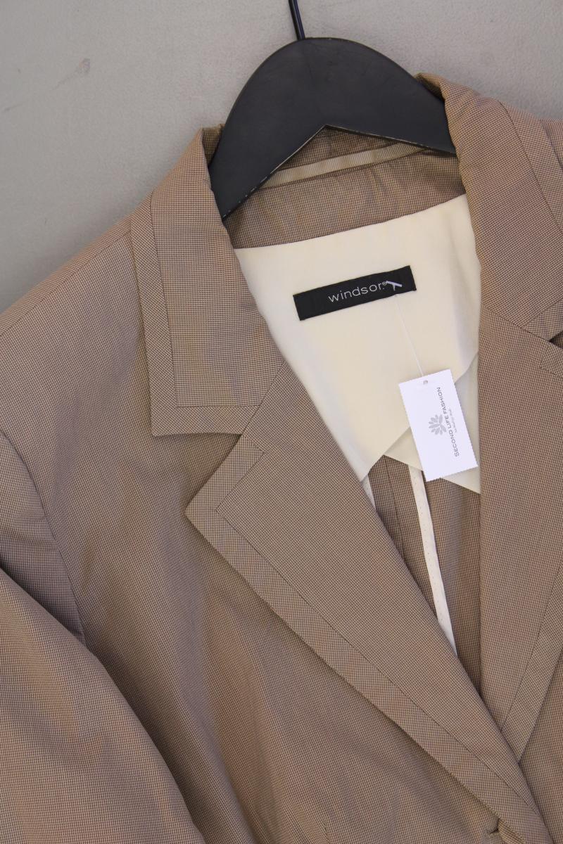 Windsor Regular Blazer Gr. 42 braun aus Baumwolle