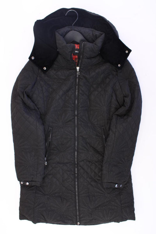 Desigual Kapuzenmantel Gr. 36 schwarz aus Polyester