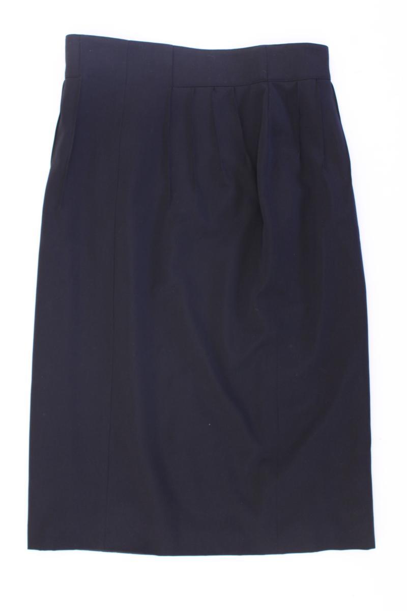 Escada Margaretha Ley Wollrock Gr. 40 Vintage blau aus Schurwolle