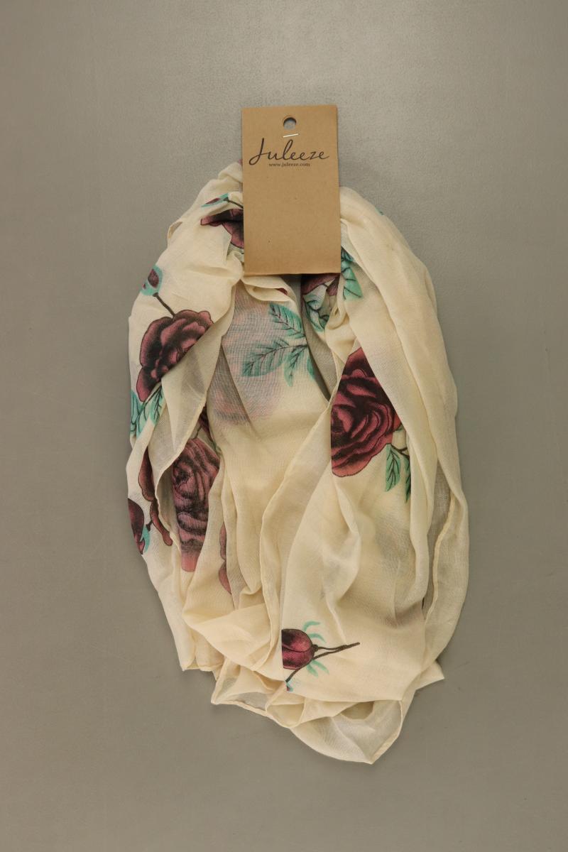 Juleeze Tuch mit Blumenmuster neu mit Etikett creme
