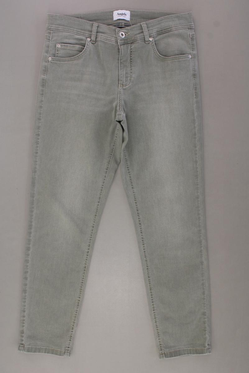 Angels Skinny Jeans Gr. 38 olivgrün aus Baumwolle