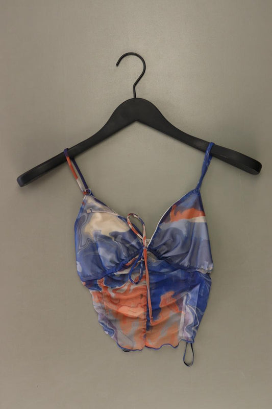 Bershka Crop Top Gr. S neu mit Etikett blau aus Polyester