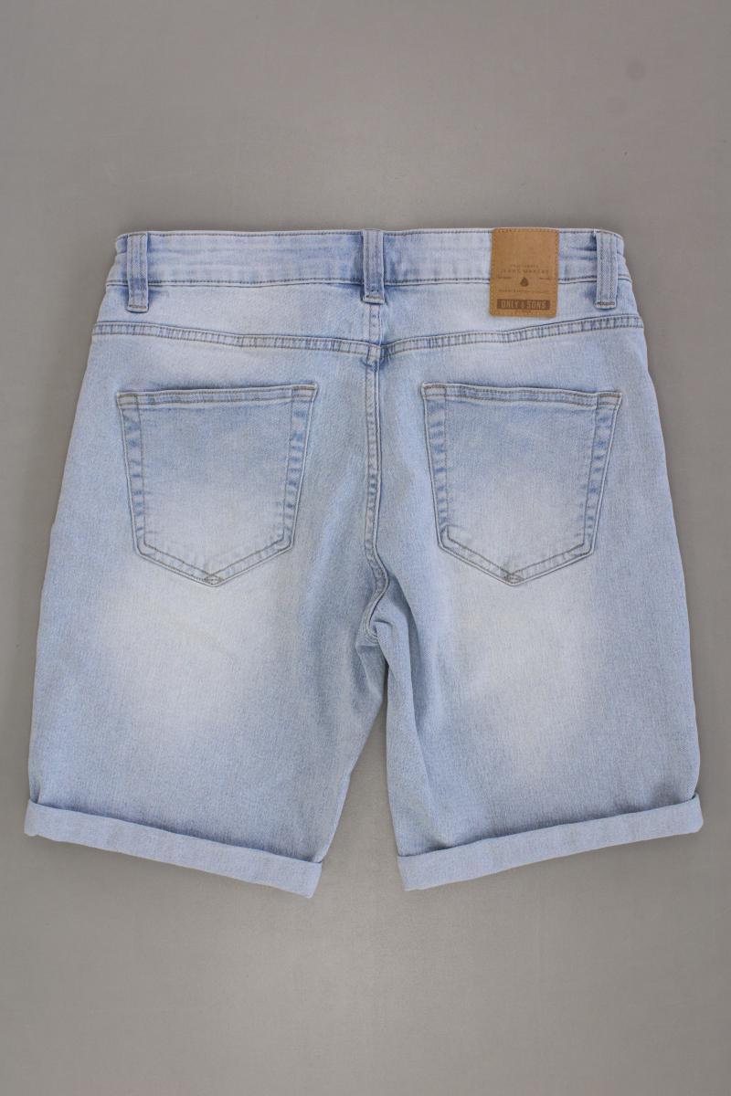 ONLY & SONS Jeansshorts für Herren Gr. W30 blau aus Baumwolle